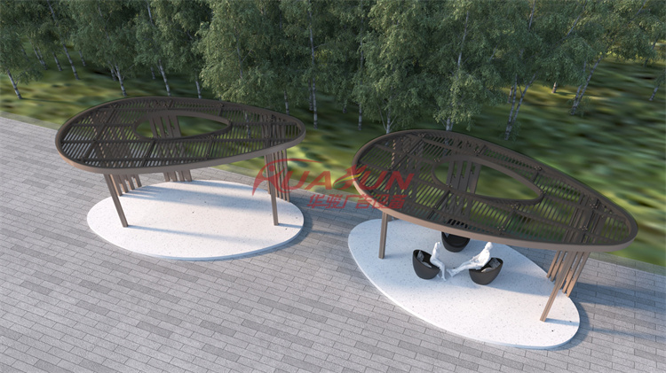 钢结构廊架-12款