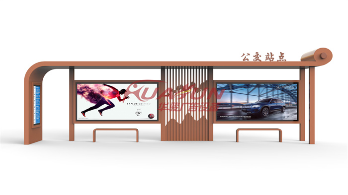 仿古候车亭HCT-1237款