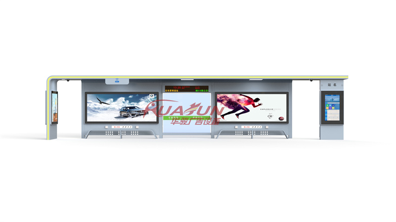 不锈钢候车亭HCT-1262款