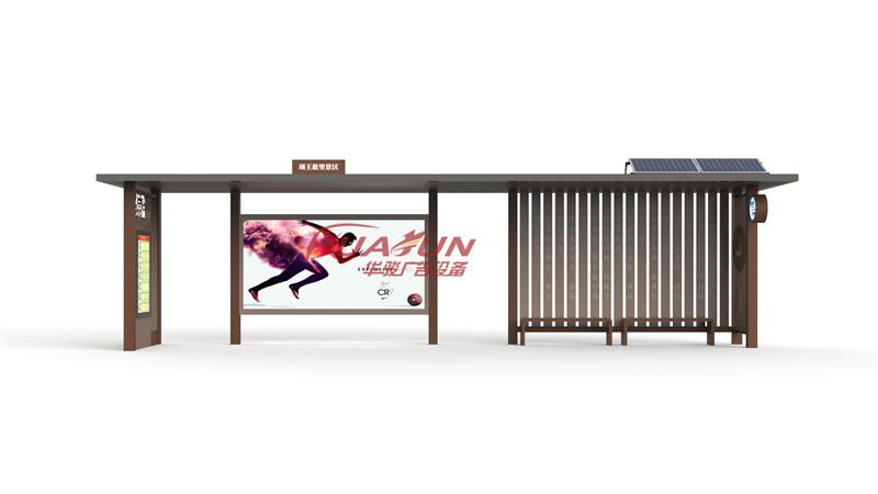 仿古候车亭HCT-1266款