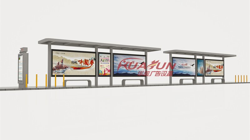 河南周口现代候车亭发货第二批