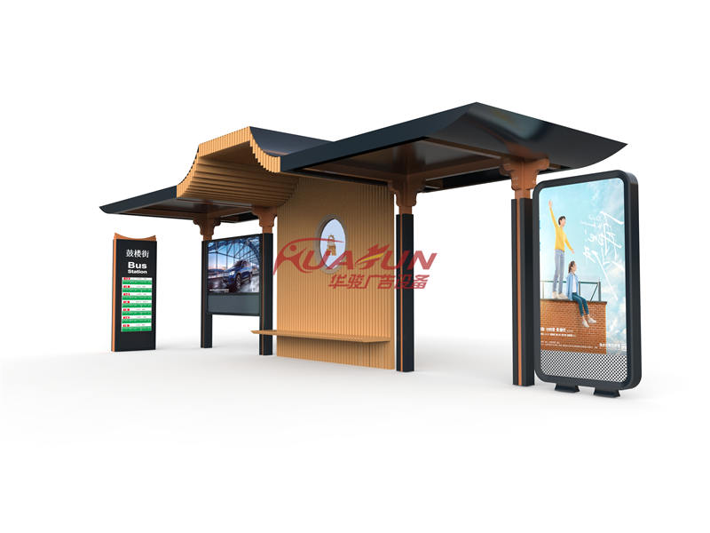 仿古候车亭HCT-1286款
