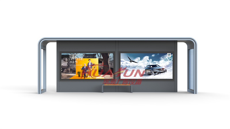 不锈钢候车亭HCT-1300款