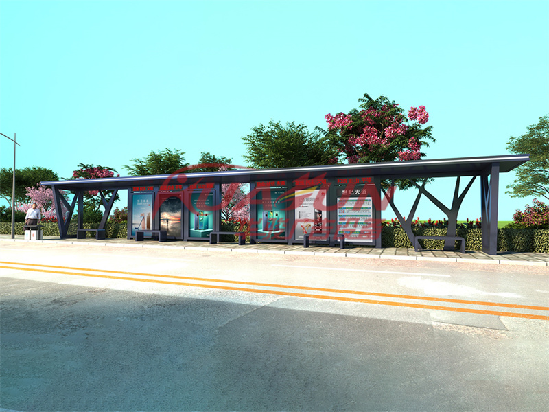 河南延津继续候车亭发货(图2)