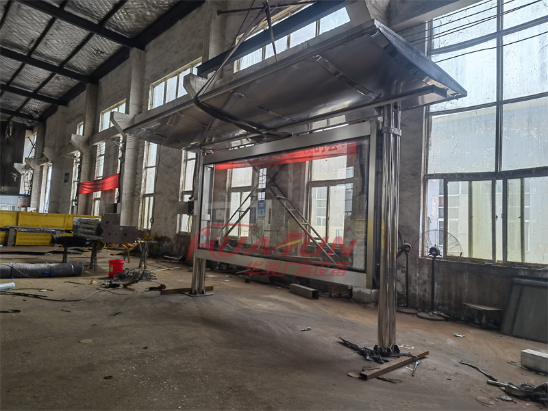 福建漳州不锈钢公交站牌发货(图1)