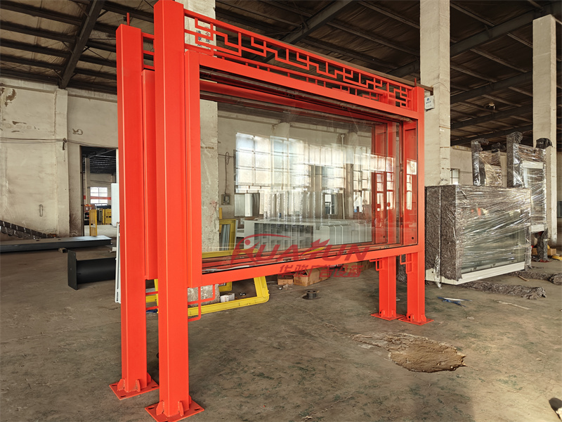 新疆仿古候车亭发货案例(图1)